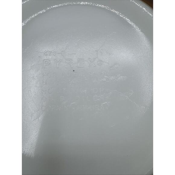 Vintage Pyrex (2) Set Woodland Casserole Dishes 473 B & 471 B With 1 Lid - Picture 10 of 12